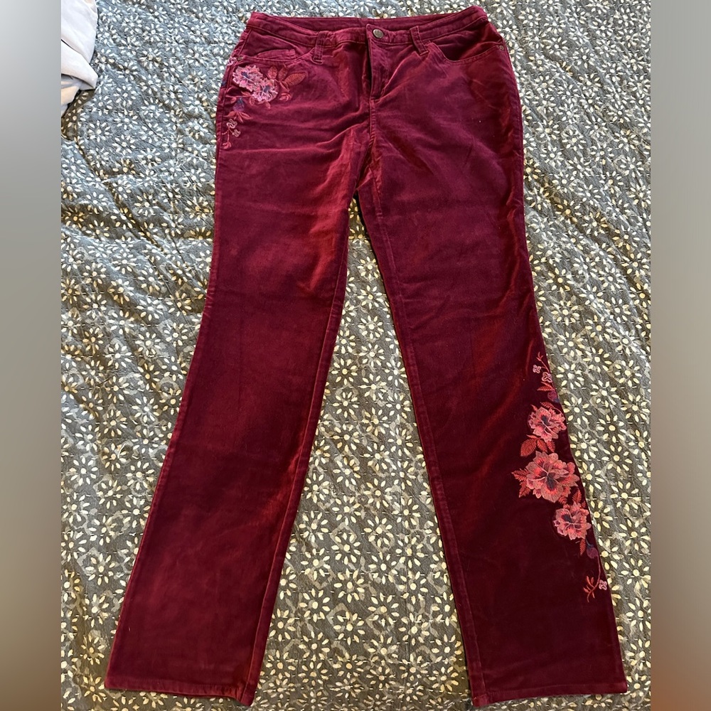 Sundance Catalog Posh Velveteen Jeans~Size 28~New Never Worn